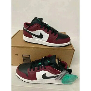 -750 Nike Air Jordan, White/Red-US 4 Youths